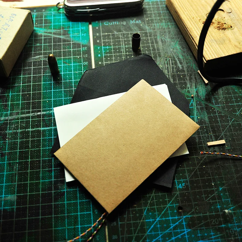 

THE9 Custom Kraft Paper Envelopes Set Letter Vintage Wedding Invitation Envelopes for Cards Paper Printable Media