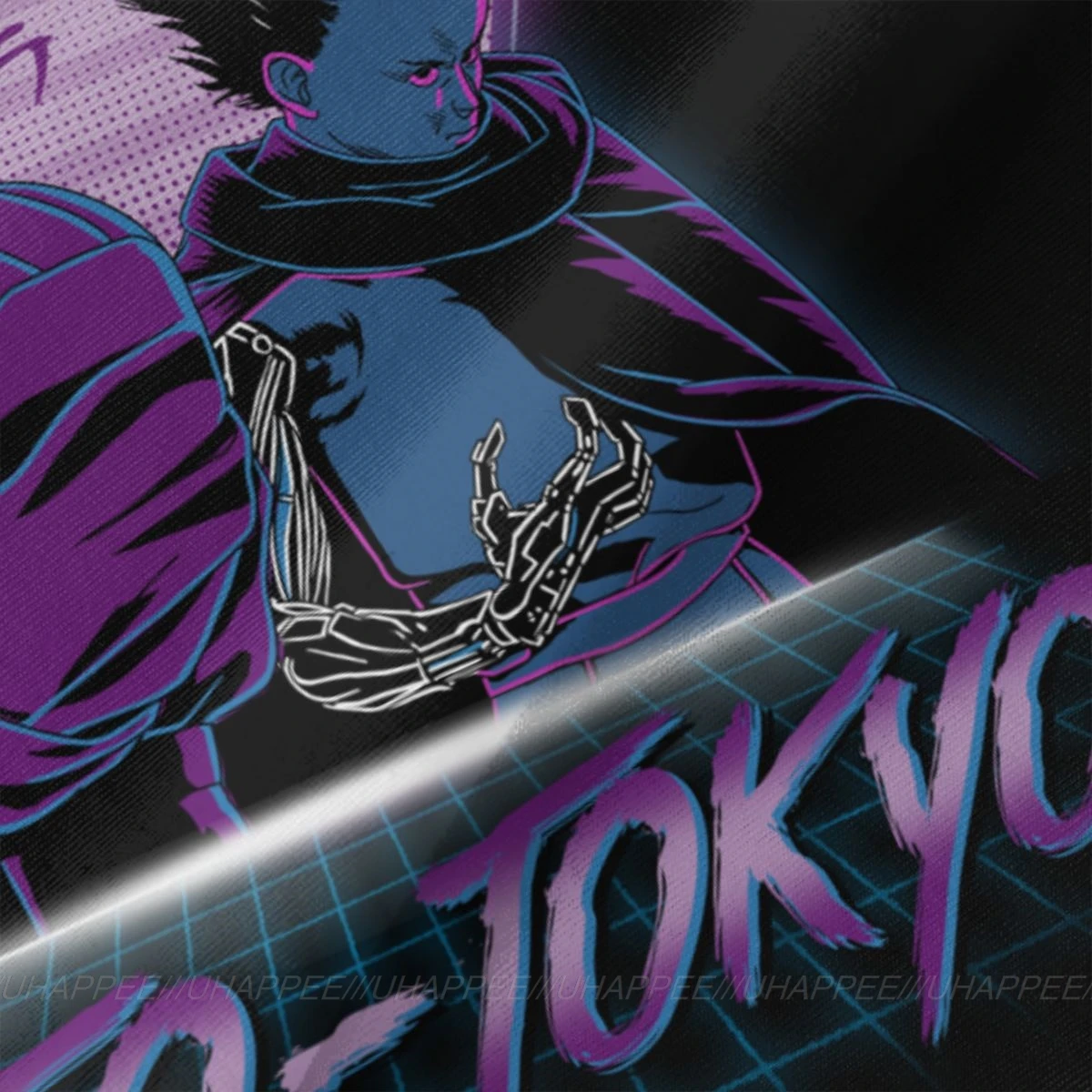 Футболка с геометрическим рисунком для мальчиков аниме Akira Shotaro Kaneda Motorcycle Neo Tokyo 3XL