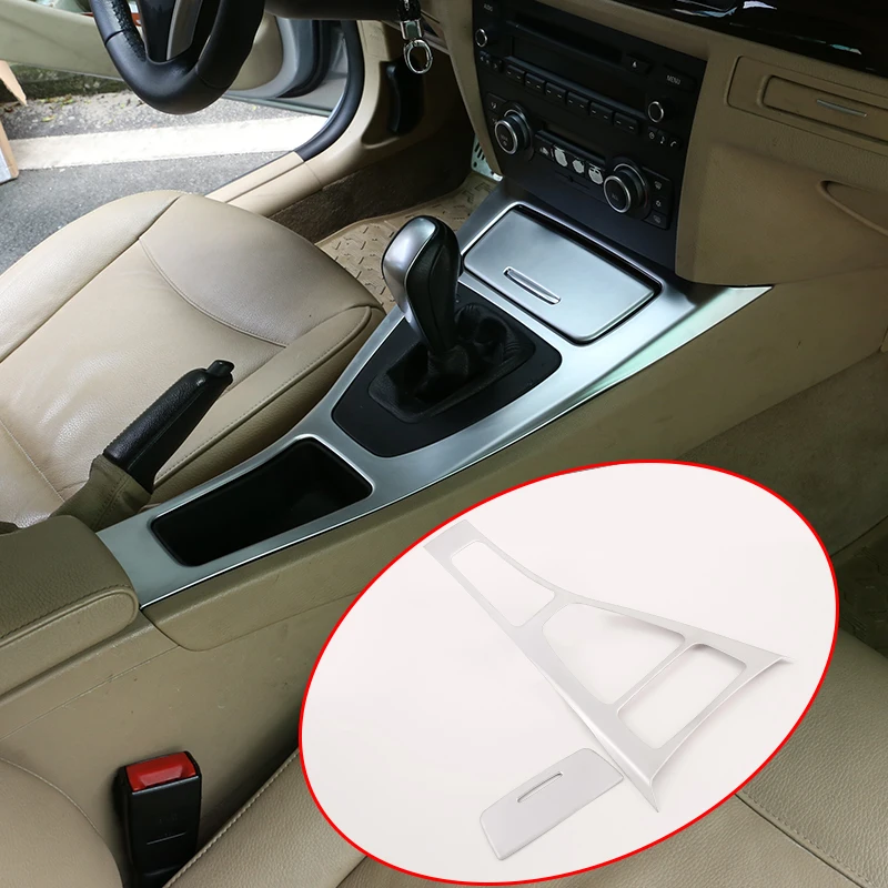 Для BMW E90 E92 2005 2012 3 серии левосторонний привод ABS матовая центральная консоль
