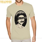 Мужская винтажная футболка с коротким рукавом и принтом пистолетов