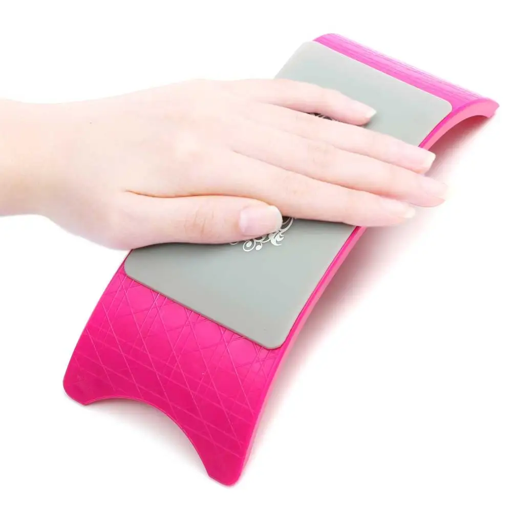 

Comfortable Manicure Hand Rest Pillow Cushion Soft Silicone Arm Rest Easy Clean Wrist Support Salon Table Nail Tool Part Holder