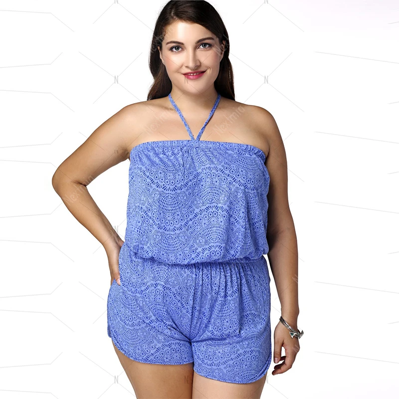 

New Neck-Tie Rayon Beach Tunic Large Female Favorite Dresses Plus Size Women Cover-Up Rompers Drop Shipping