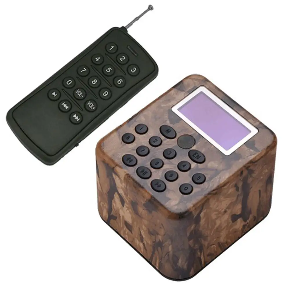 Уличная охотничья приманка для птиц MP3 плеер звуковой звонок с пультом