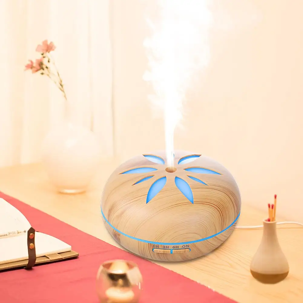 550 мл ультразвуковой распылитель для ароматерапии с светодиодный светильник