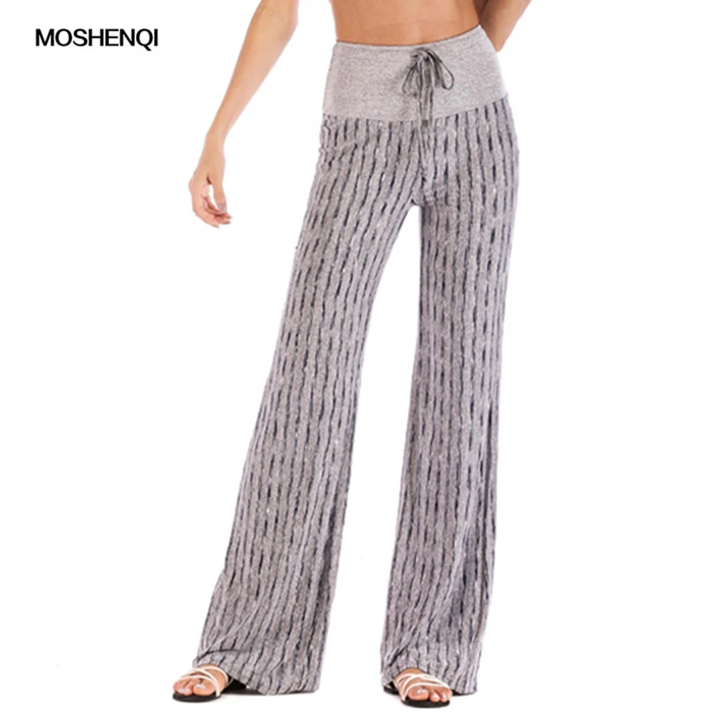 Женские свободные леггинсы MOSHENGQI Свободные повседневные спортивные Леггинсы