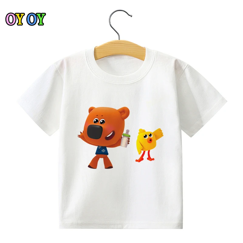 

Baby Boy T Shirts For Children Clothing 2018 Summer Clothes Girls Short Sleeve be be Bears Print 100% Cotton Kids Tops Tee Shirt