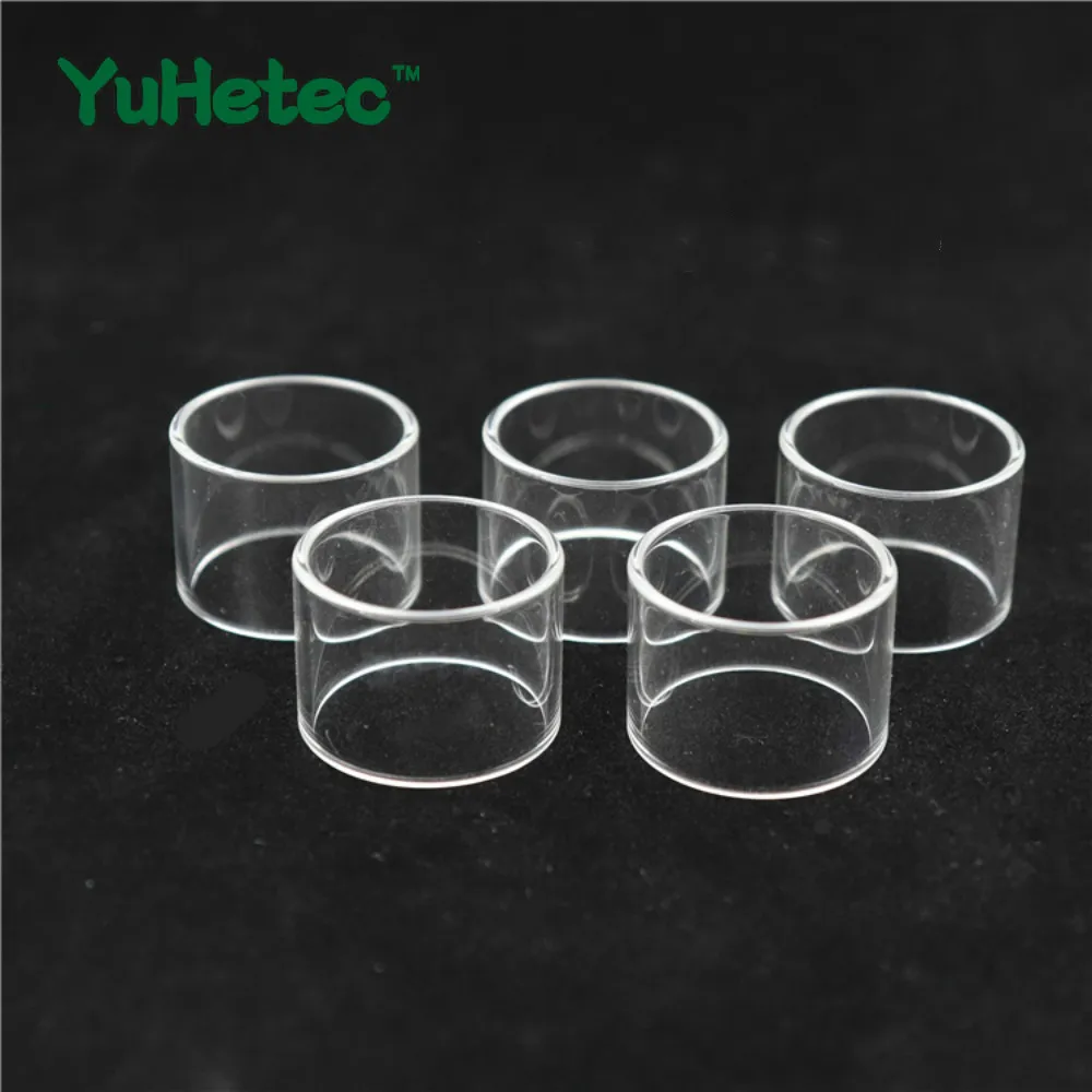 

5PCS YUHETEC Glass Tube /Bubble Tube for Aspire Nepho Sub Ohm Tank 4ml 27mm Diameter Atomizer