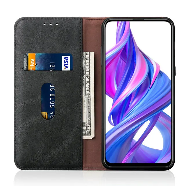 Чехол Honor9X для huawei Honor 9X чехол Роскошный кожаный бумажник для Funda Honor 9X Pro Чехол Honor X9 Премиум флип-чехол 9 X Pro 9XPro