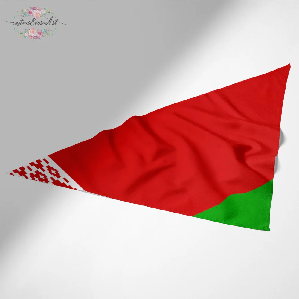 

The Belarus flag dog bandana large pet scraf pet bandana for dog scarf dog neck scarf dog print scarf bandana