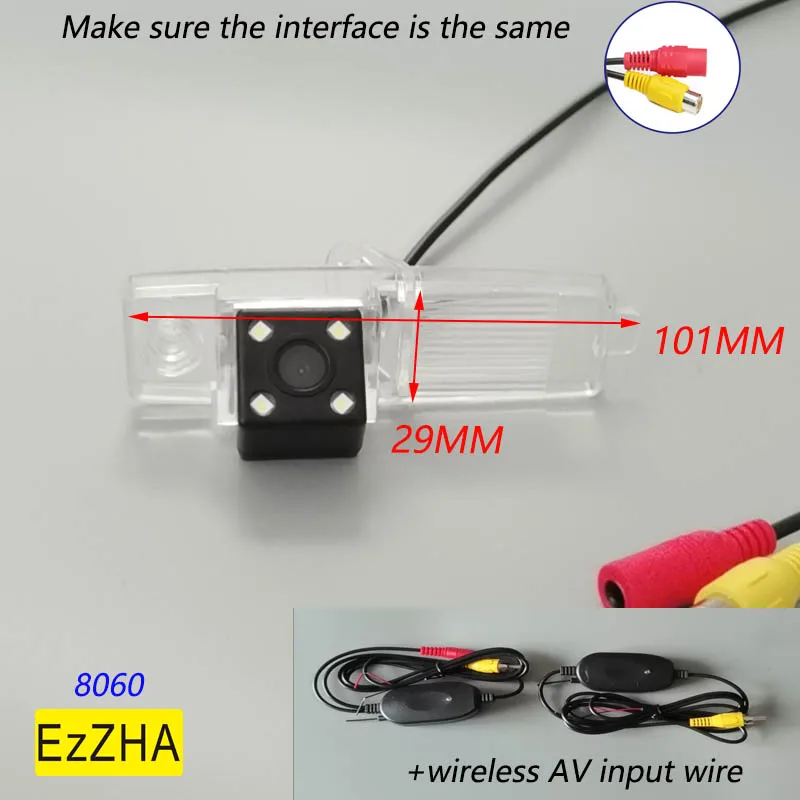 

EzZHA HD 4 8 led Nigh Rear View Camera For TOYOTA Highlander 2003 2004 2005 2006 2007 2008 2009 2010 2011 2012 Car Monitor