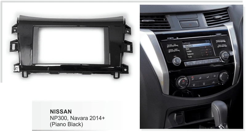 Двойная Din панель для Nissan NP300 Navara 2014 + Радио DVD стерео CD монтаж приборной панели
