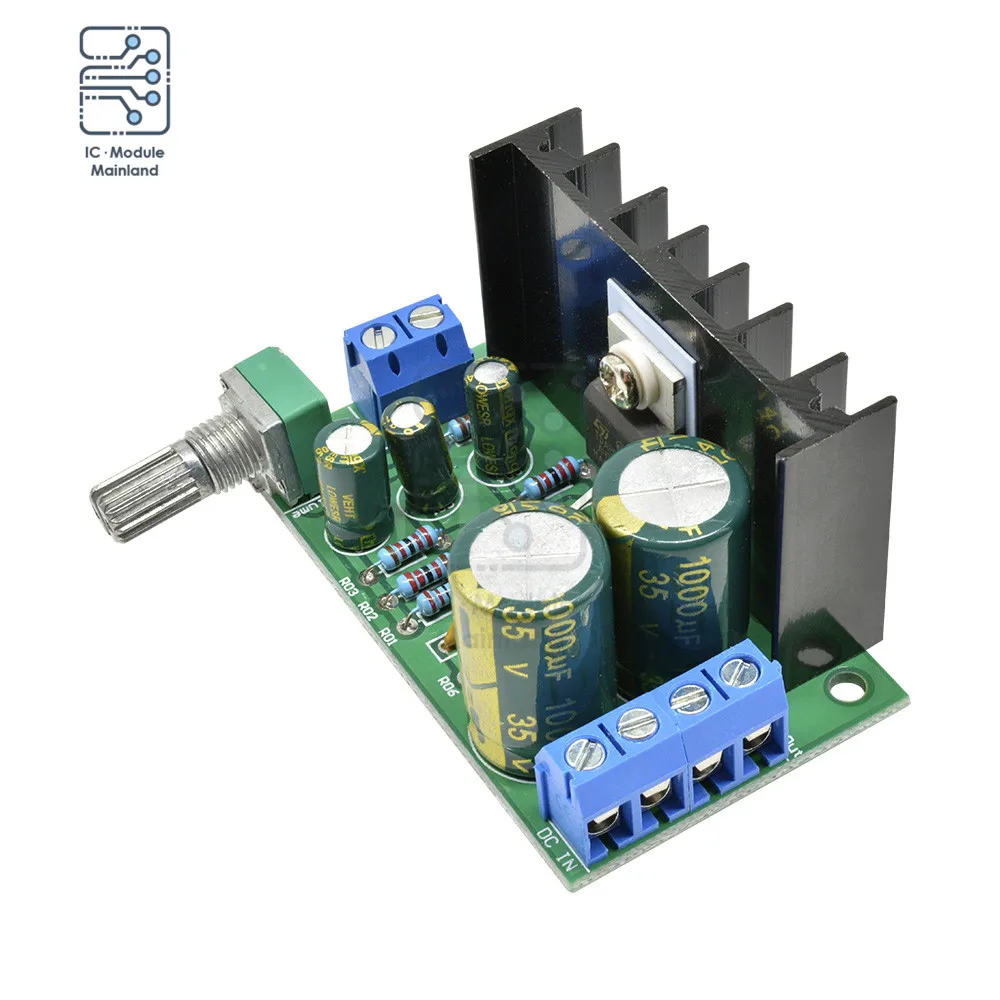 DC 12-24V 5W-120W TDA2050 аудио моно-усилитель Board звуковая панель с функцией управления
