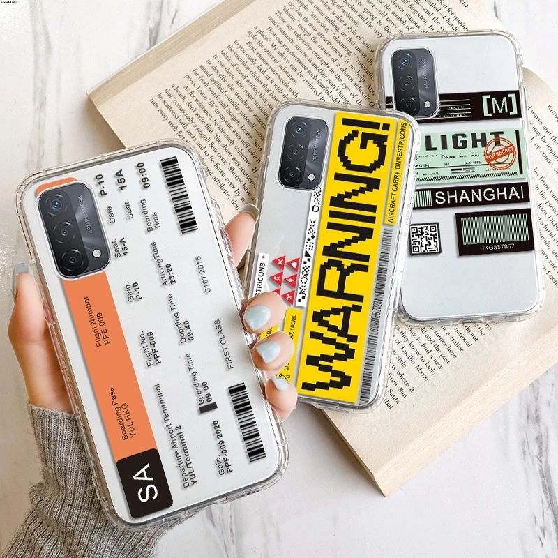 

A9 2020 Case For OPPO A53 2020 Case On OPPO A31 A32 A33 A93 A8 A72 A52 A35 A11 F11 Pro Transparent Funda Shockproof Phone Cover