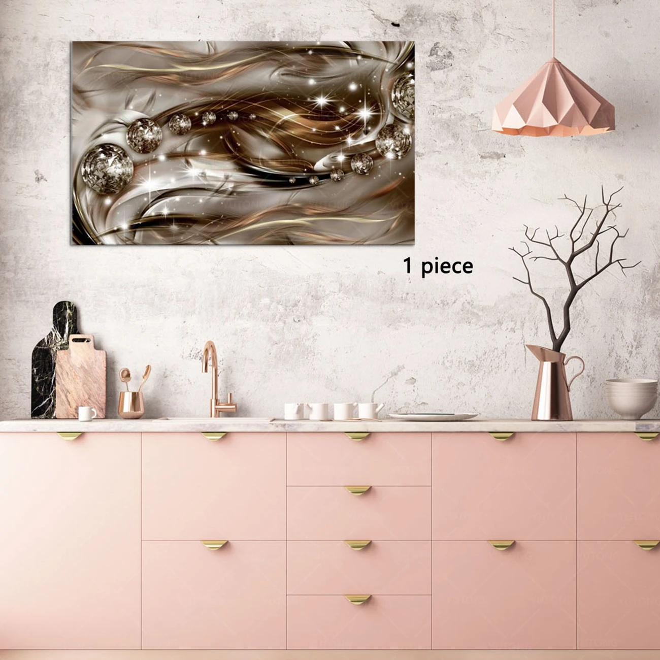 Модульные картины для домашнего декора гостиной 5 шт. Красивый Изысканный