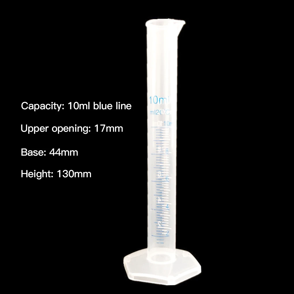 4pcs Plastic Graduated Cylinder Kitchen Laboratory Experiment Test Water Measurement Measuring Tube | Дом и сад