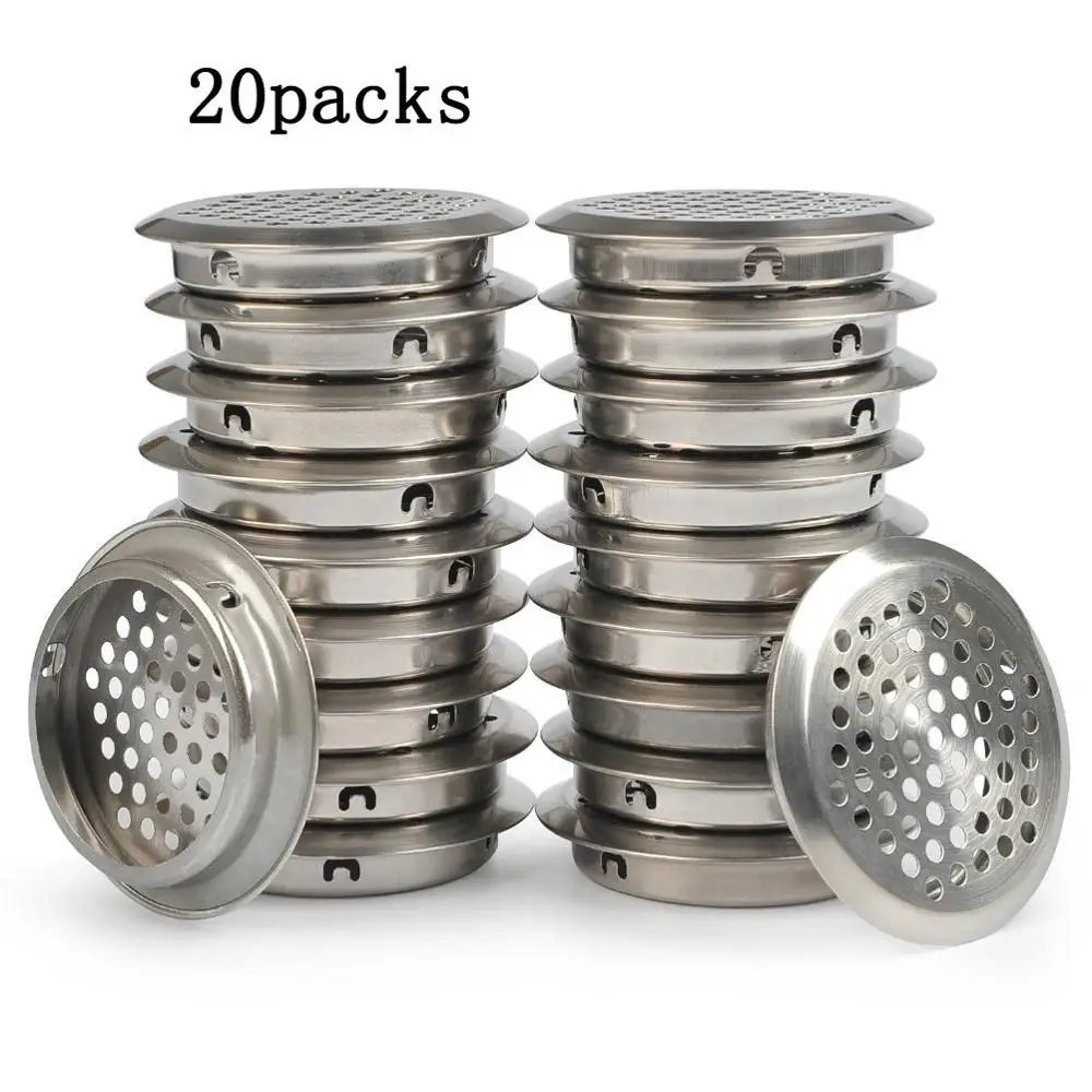 Вентиляционное отверстие из нержавеющей стали круглое вентиляционное 35 мм/1 38