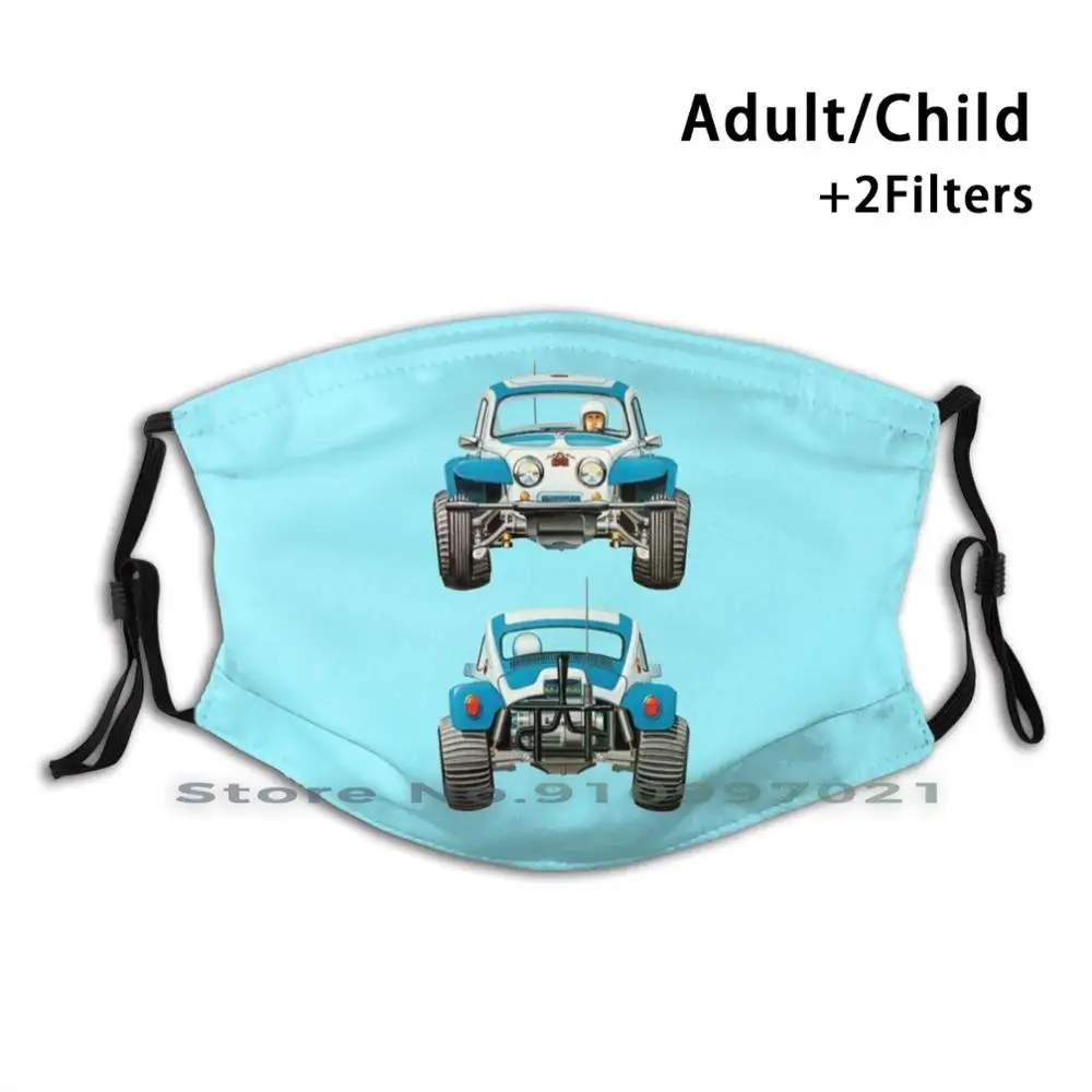 Песок багги ошибка печати многоразовая маска Pm2.5 фильтр Мода лицевая для детей и