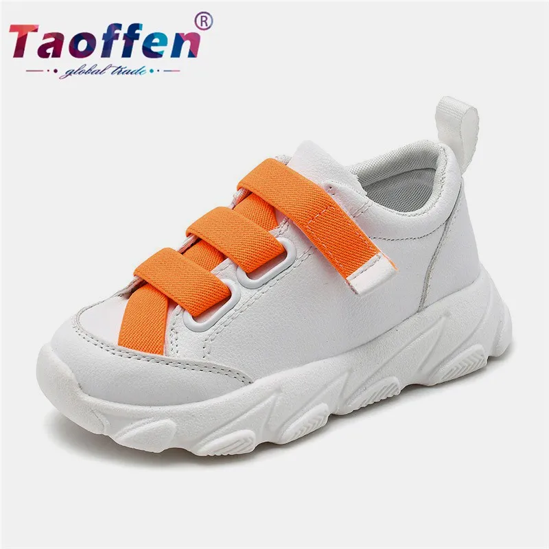Taoffen/Детские кроссовки обувь для девочек модная парусиновая на плоской подошве