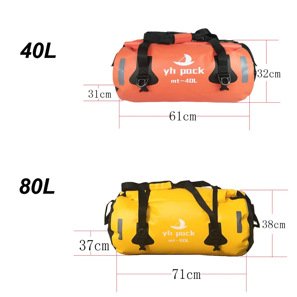 Водонепроницаемая сумка 40 л 66 90 мотоциклетная сухая спортивная для путешествий