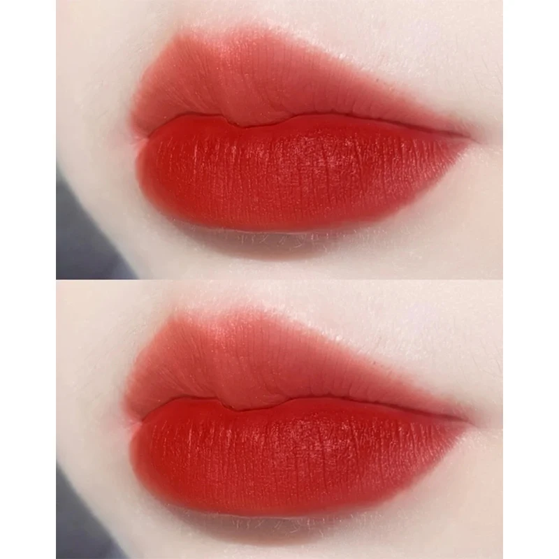 

1PC Waterproof Sweat-proof Lip Glaze Lasting Matte Velvet Lip Glaze Sexy Red Lip Stick For Women Lips Makeup Accessories TSLM2