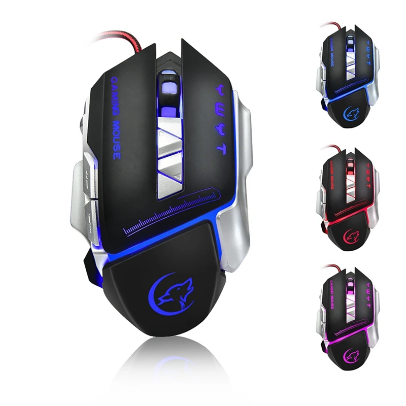 G810 игровая мышь Usb Проводная оптическая 3200 точек/дюйм регулируемая 8 кнопок мыши с