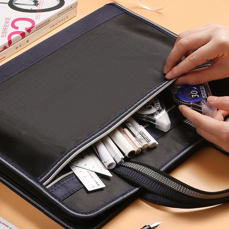 Портативная Холщовая Сумка для органа держатель файлов A4 документов 13 слоев