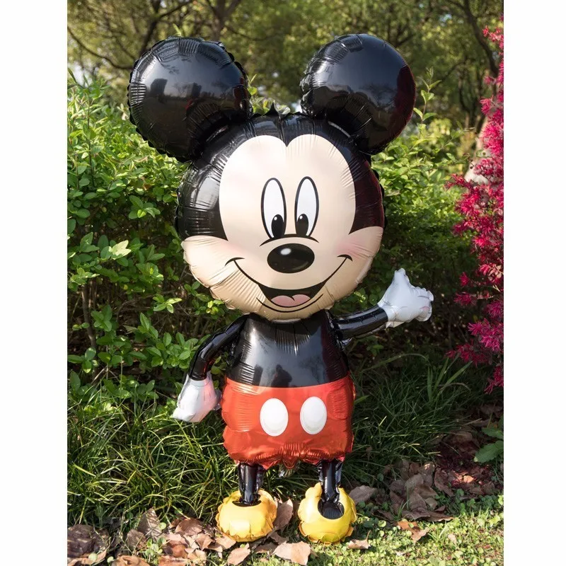 Цельнокроеное платье Дисней надувные шары Mickey Мышь уха День рождения украшение для детей с Микки-Маусом возраст Мышь взрослых Минни баллоны& аксессуары Globos