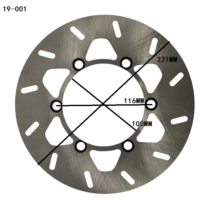 

Motorcycle Rear Brake Disc Rotor For Kawasaki KLX300R 96-08 KLX250 93-96 KLX650 93-05 KLX650 99-01 LX650 Suzuki SB250 LX250