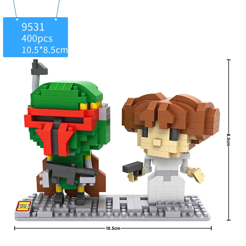 Disney Звездные войны nanobrick рисунок микро алмазный конструктор starwar штурмовика из