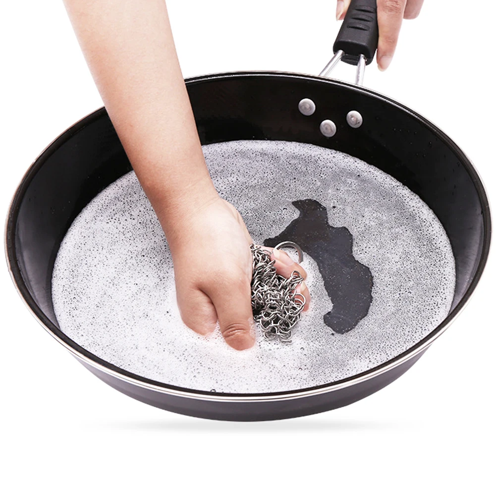 Круглая квадратная 316 чугун очиститель Кухня ржавый горшок кастрюли поломоечная