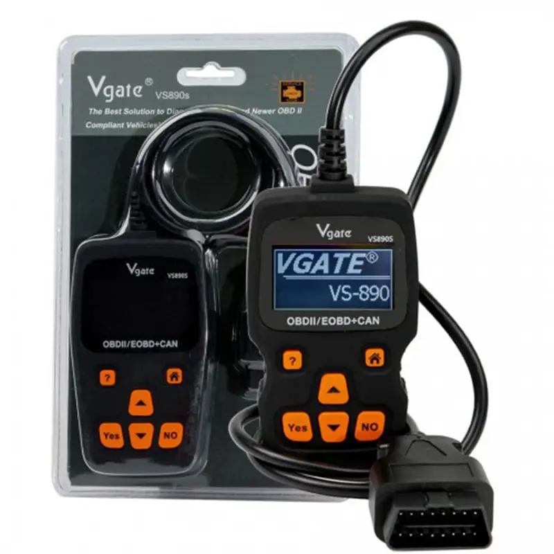 Диагностический сканер автомобиля Горячая Распродажа Vgate VS890 считыватель кодов