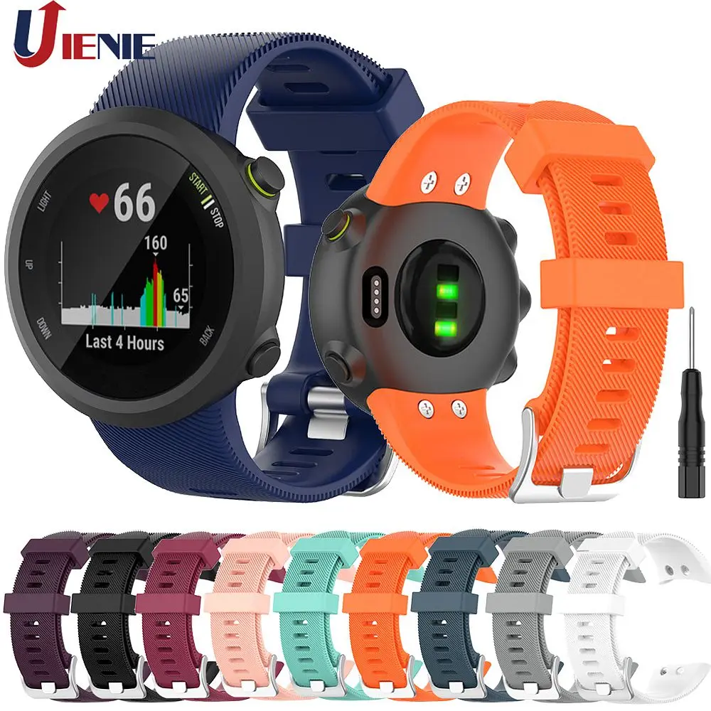 Силиконовый ремешок для часов Garmin Forerunner 45 45s смарт браслет модный спортивный