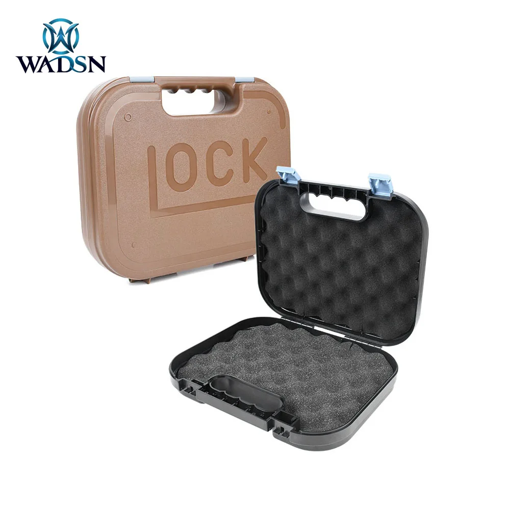 

WADSN Tactical Glock Pistol Gun Carry Box Hard ABS Hunting Handgun Kublai P1 Tool Case Protector Storage Suitcase Holster