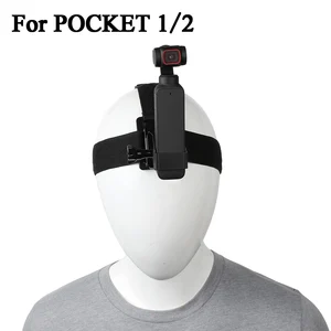 Повязка на голову с креплением на голову и футляром, аксессуар, совместим с DJI OSMO POCKET 12, держатель для спортивной экшн-камеры