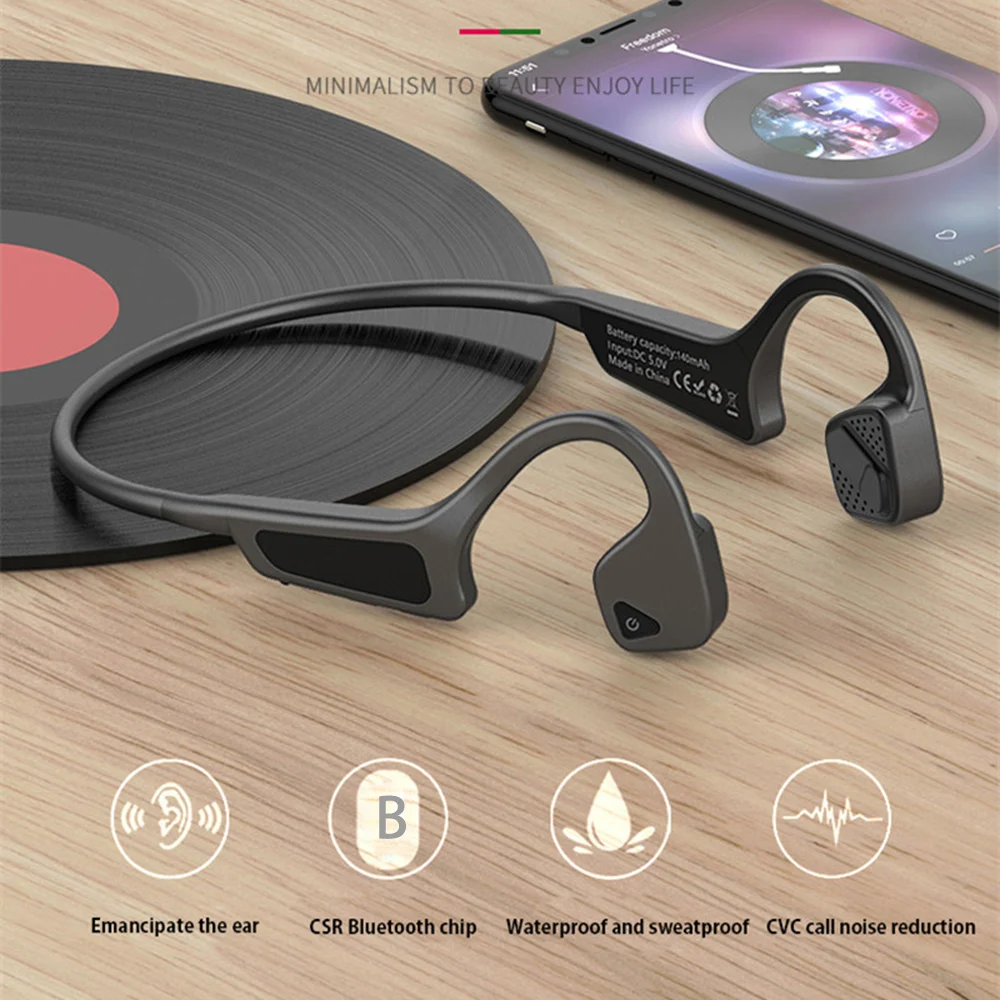 Высококачественная bluetooth-гарнитура с костной проводимостью беспроводные