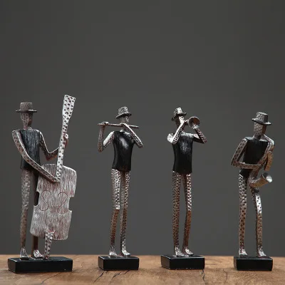 

Модель для офиса гостиной, украшение для винного шкафа, креативное украшение в скандинавском стиле для музыканта, подарок ручной работы