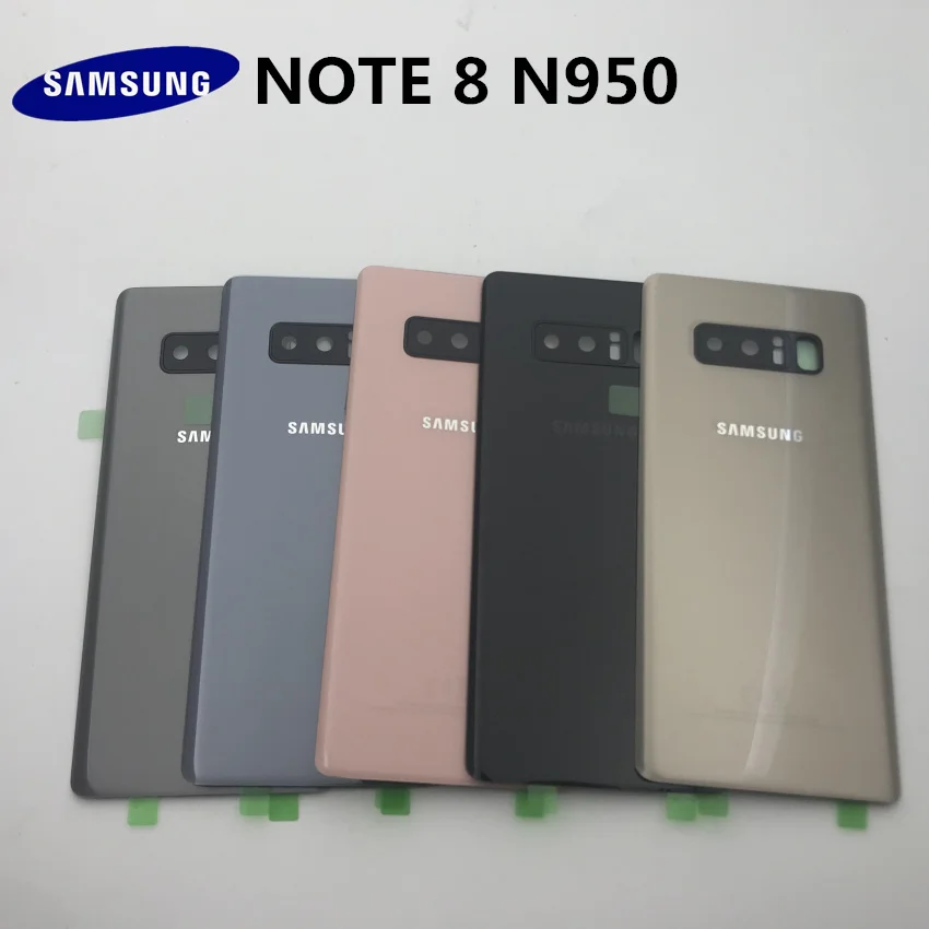 Замена NOTE8 оригинальная задняя панель Батарея стекло задняя дверь Крышка для samsung Galaxy NOTE 8 N950 N950F+ инструмент
