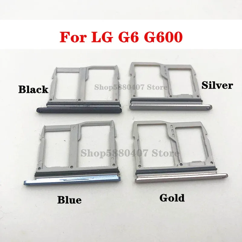

100% Оригинальный лоток для SIM-карты TF для LG G6 G600 VS988 H870 US997 SD/SIM TF держатель для карт лоток для чтения карт запасные части