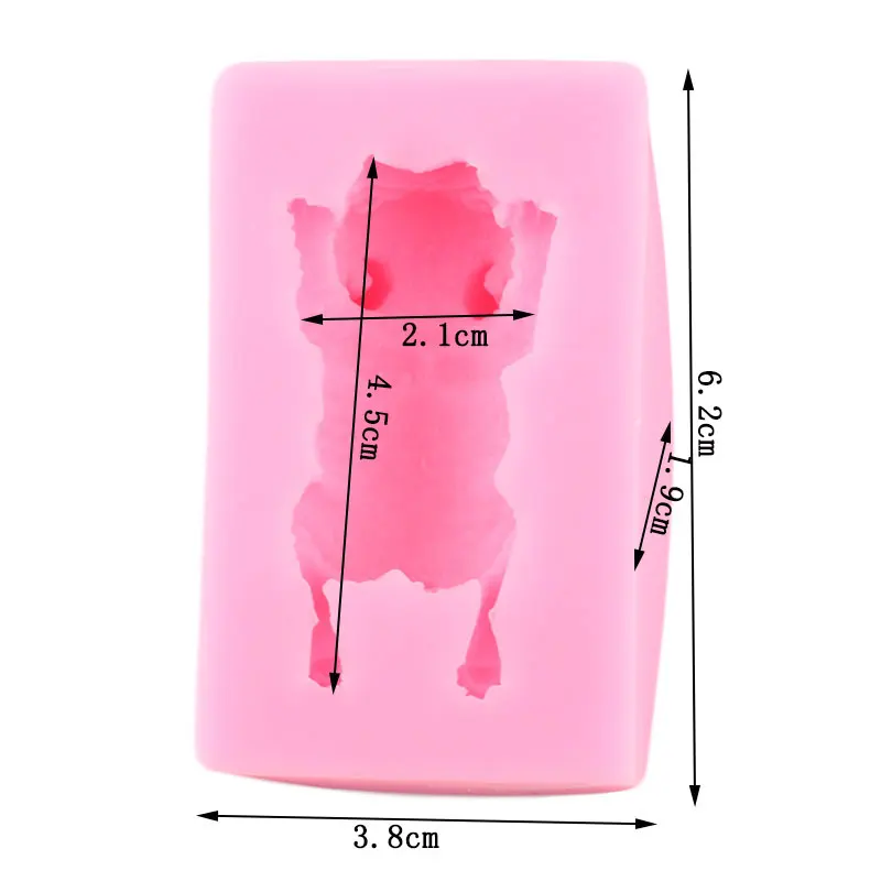 Милая собака силиконовые формы торт 3D шар форма для мороженого пудинг быстрого