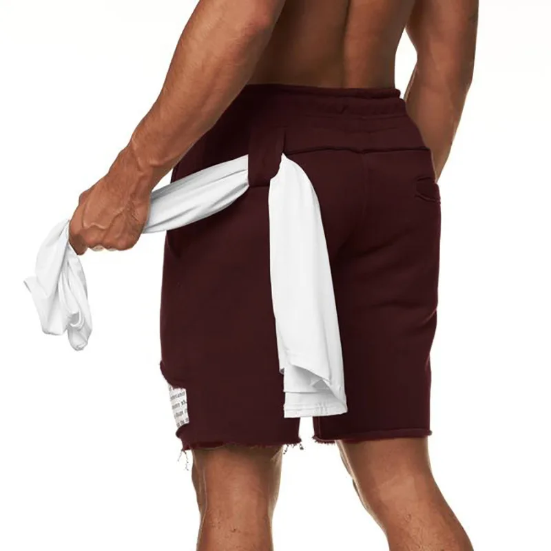 

Men's summer high-quality cotton running shorts men's summer sports fitness pants breathable pants