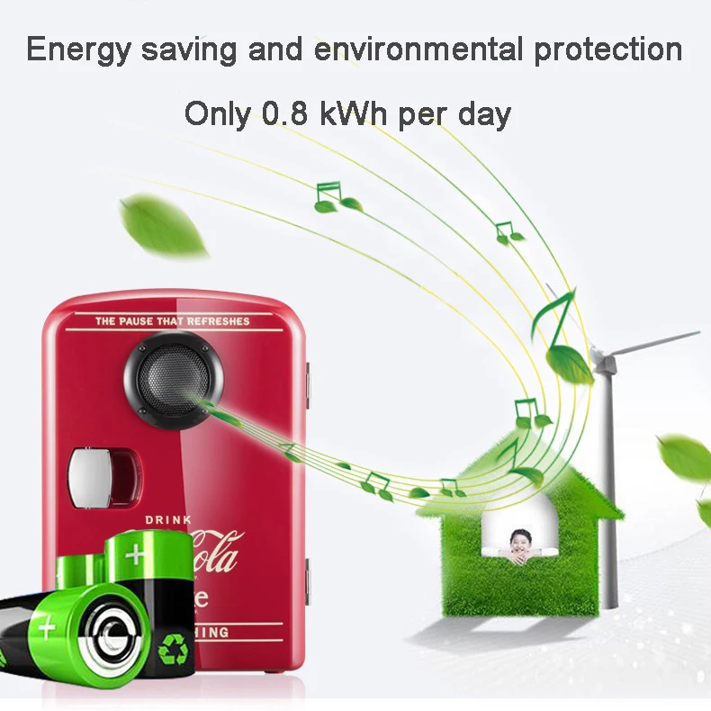 

2in1 Fridges & Speakers Home Refrigerator Bluetooth Speaker Cooling Heating Dc 12v Refrigeration