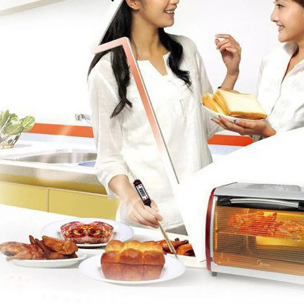 

Kitchen Digital Food Thermometer Meat Cake Candy Fry Grill Dinning Household Cooking Thermometer Gauge Thermometer