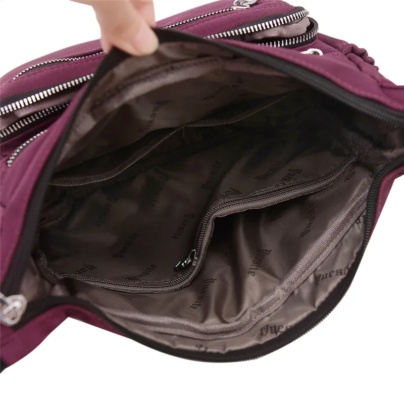 

Fashion Messenger Bag Women's 2021 Shoulder Bag Nylon Handbag Large Capacity Small Women Phone Bag Wallet Purse for teenage Girl