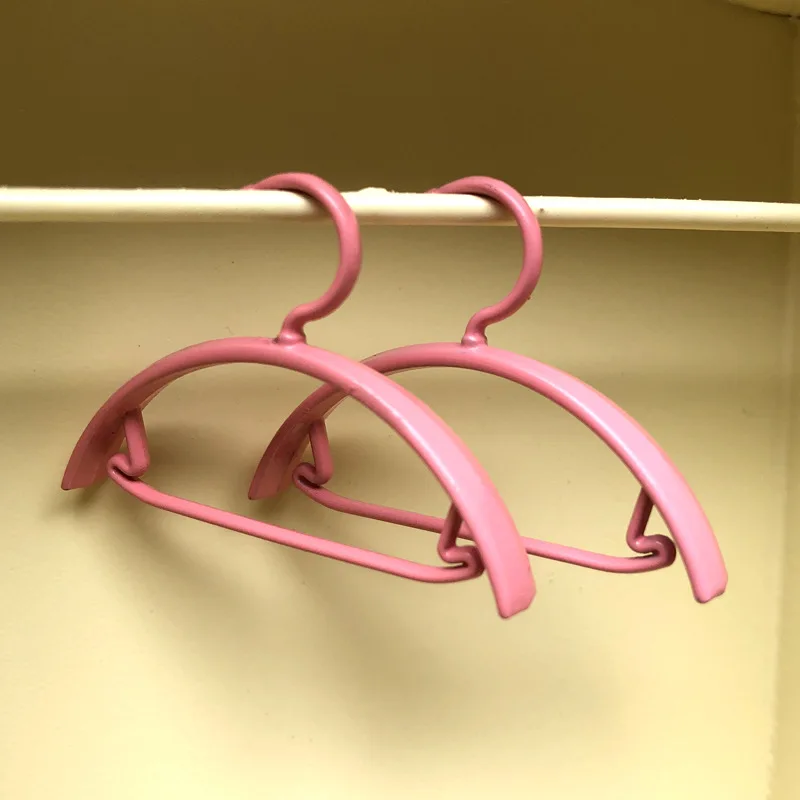 

4Pcs Miniature Hangers Cute Dress Holder for Dollhouse Toys Diy Dollhouse Accessories