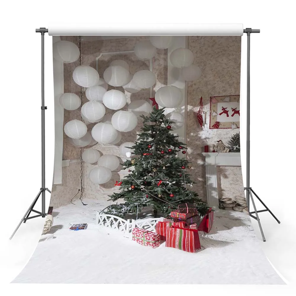 

Avezano Photography Backgrounds Merry Christmas Tree Mistletoe Wreath Fireplace Backdrops For Photo Studio Photocall Photozone