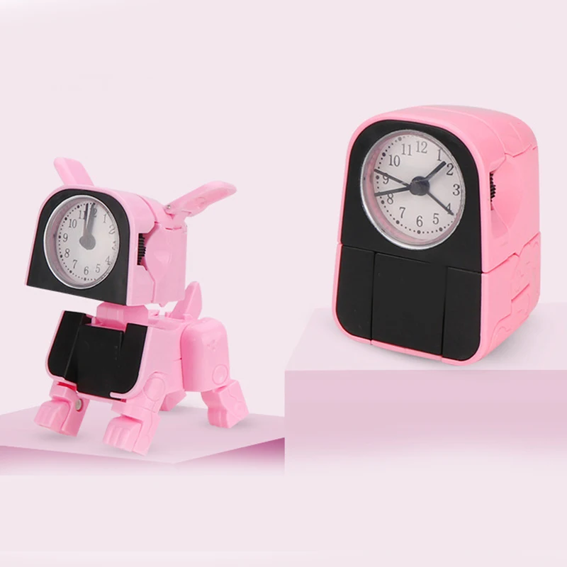 Мультяшный деформационный будильник для собак милый трансформируемый игрушка