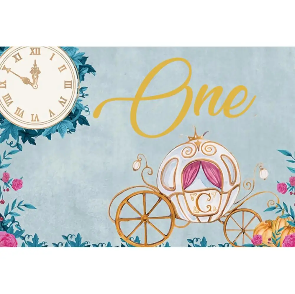 

Yeele Birthday Party Cartoon Photocall Pumpkin Car Clock Photography Backdrop Photographic Decoration Backgrounds Photo Studio