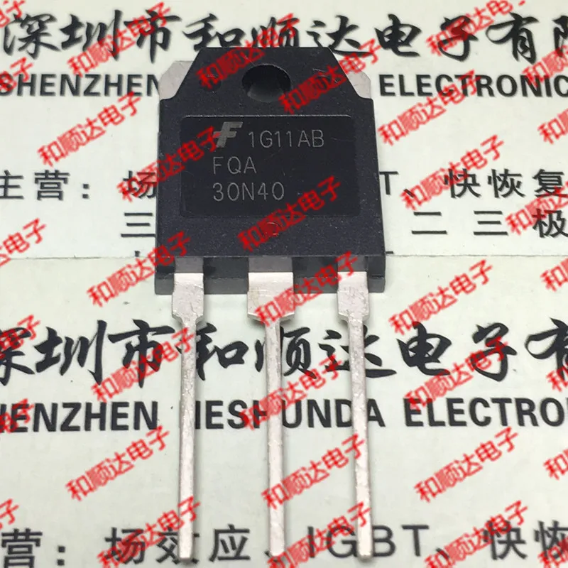 

10pcs/lot FQA30N40 New Spot TO-3P 400V 30A