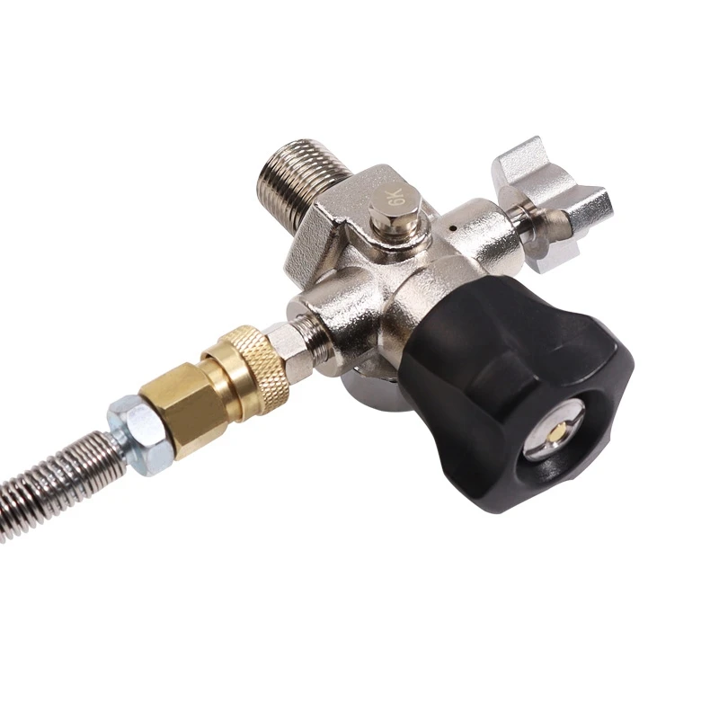 M18X1.5 Thread 4500Psi SCBA Valve Regulator Fill Station Hose for PCP Air Tank | Спорт и развлечения