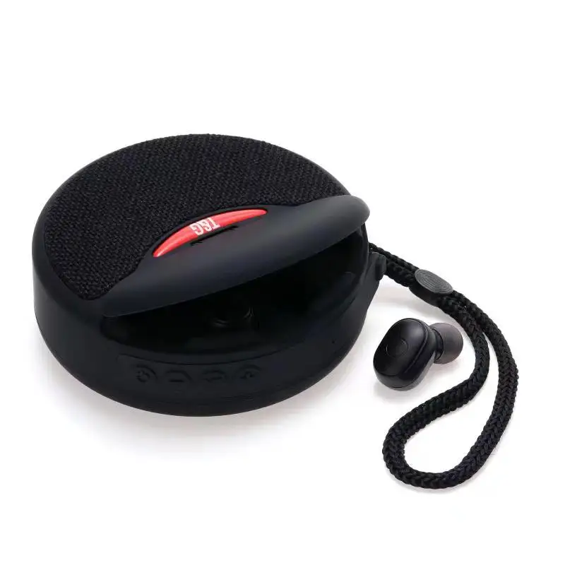 Миниатюрные Bluetooth-колонки беспроводные наушники 2 в 1 TWS наушники-вкладыши с
